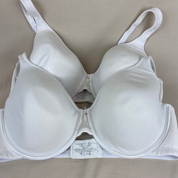 Vanity Fair Full Coverage Underwire 36DD Bra Set of Two White - Picture 7 of 7